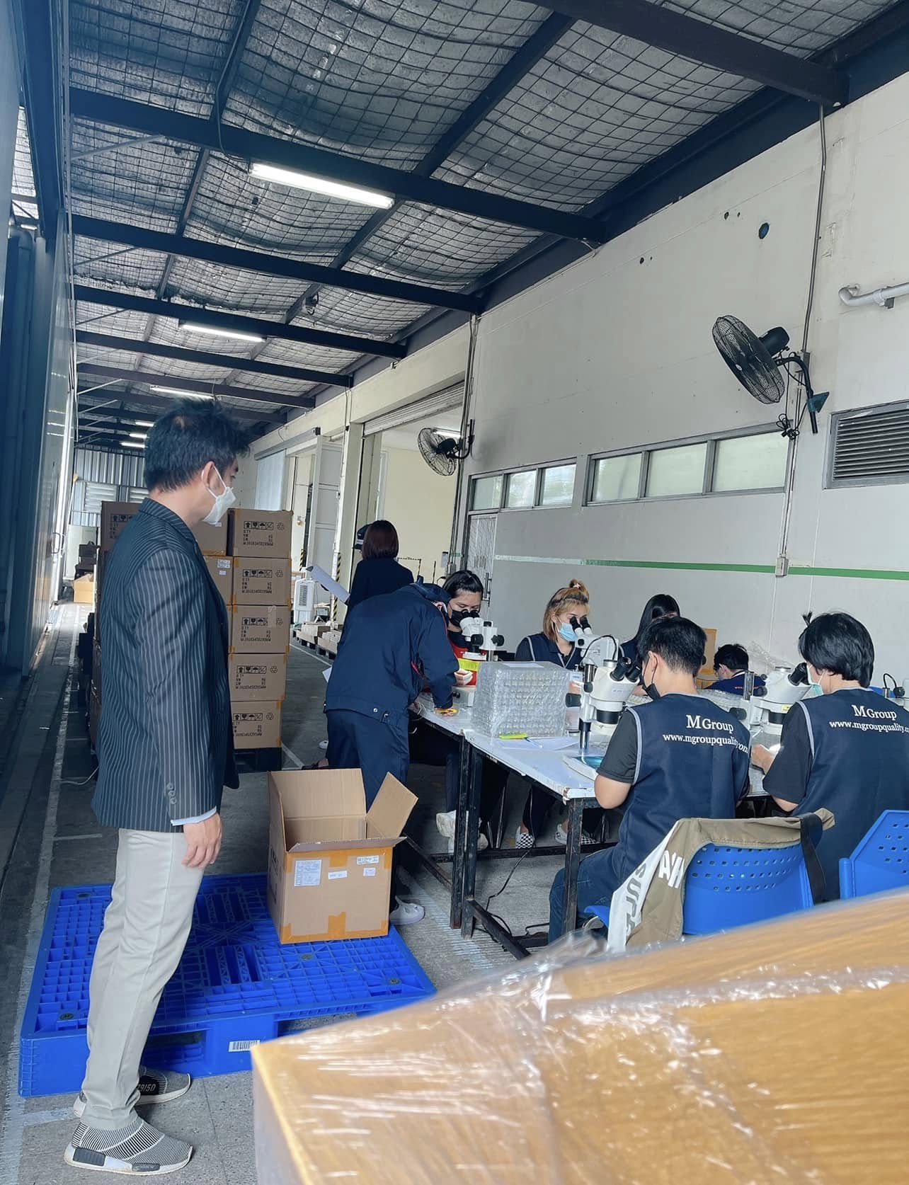งานตรวจสอบภาพ ขดลวดขนาดเล็ก ด้วยกล้อง Microscope